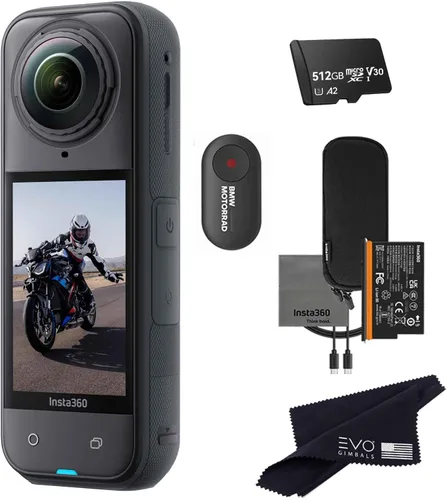 Miniatura 11 de Insta360 X5 - Cámara de acción impermeable 360 con sensores de 1/1.28", video HDR 360 de 8K, foto de 72 MP, lente única 4K a 60 fps, rendimiento