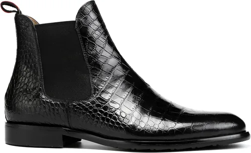Miniatura 2 de MDGBSIS Botas Chelsea para hombre, botas de vestir de cuero para hombre, botas vaqueras casuales Chukka tobillo Chelsea