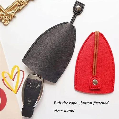 Miniatura 3 de Alkyne Cute Fruits Pu Leather Key Bag,Estuche creativo extraíble lindo de gran capacidad para llaves de coche,Linda funda creativa extraíble