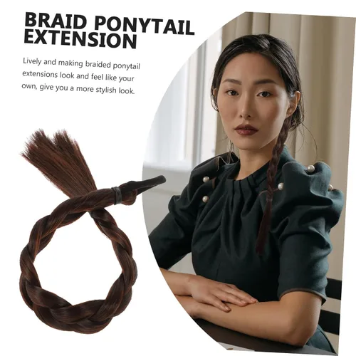 Miniatura 4 de Beavorty 4 piezas de cola de caballo, cola de caballo, extensiones de cola de caballo, pelucas de cabello para mujer, pelucas de cabello para mujer
