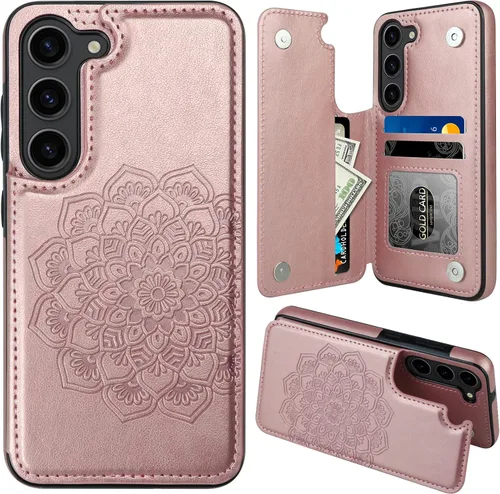 Miniatura 14 de MMHUO Funda protectora para Samsung Galaxy S22 5G (2022), color morado