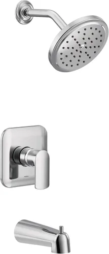 Miniatura 5 de Moen UT3813EPBN Align M-CORE 3-Series 1-Handle Eco-Performance - Kit de molduras para tina y ducha, requiere válvula, cromado