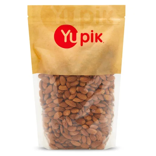 Miniatura 5 de Yupik Almendras crudas de California, tamaño pequeño, 2.2 libras, sin gluten, kosher, sin sal, fuente de proteínas, fibra, hierro y calcio