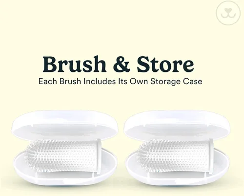 Miniatura 8 de Jasper Cepillo de dientes para perros, kit de cepillado de dientes de perro de 360 grados, cepillo de dientes para gatos, kit de cuidado dental