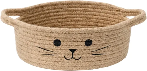 Miniatura 19 de Canasta de almacenamiento tejida con cuerda de algodón, tamaño grande, organizador para cuarto de servicio, juguetes, mantas, ropa, toallas, Gris