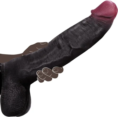 Miniatura 12 de Coocfan Consolador realista de 9 pulgadas, juguetes sexuales insertables de silicona líquida de 7 pulgadas con fuerte ventosa, punto G, clítoris