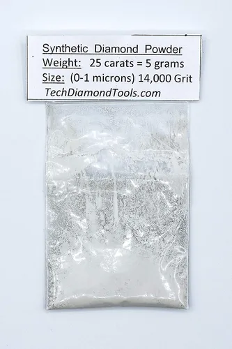 Miniatura 6 de TechDiamondTools Polvo de diamante para pulir vidrio, cuarzo, mármol, piedra, piedra, parabrisas, travertino, grano 14,000, grano 14,000, 0-1