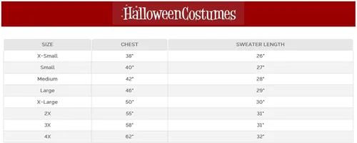 Miniatura 3 de Fun Costumes Adult Black and White Skeleton Ugly Halloween Sweater XS-3X