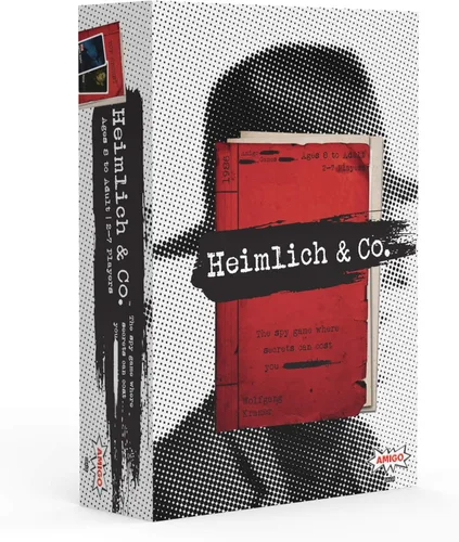 Amigo Games Heimlich & Co. - Juego de espía galardonado para familias y adultos - Intriga, engaño y estrategia - Incluye paquete de expansión