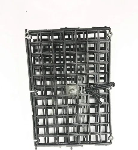 Miniatura 5 de Paquete de 4 cajas plegables de plástico KUFA de 7 x 5 x 3.5 pulgadas para cebo para cangrejos EL-10x4