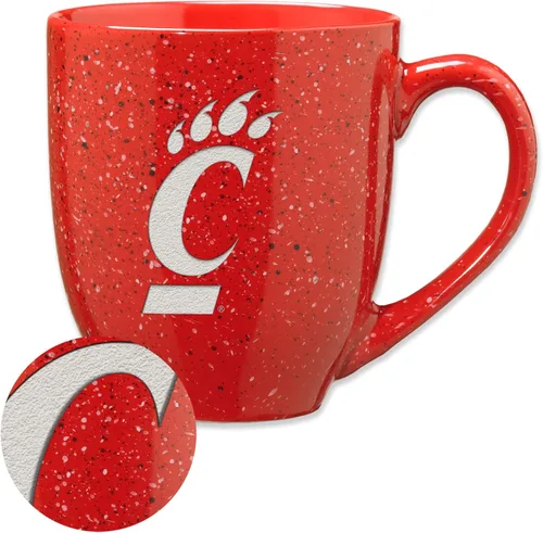 Miniatura 23 de Rico Industries NCAA Virginia Tech Hokies Maroon - Taza de café de cerámica grabada con láser, color del equipo, 16 onzas