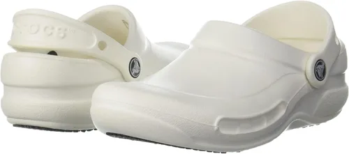 Miniatura 11 de Crocs Zuecos unisex Bistro (9 B (M) de EE. UU. para mujer/7 D (M) de hombre de EE. UU., blanco)