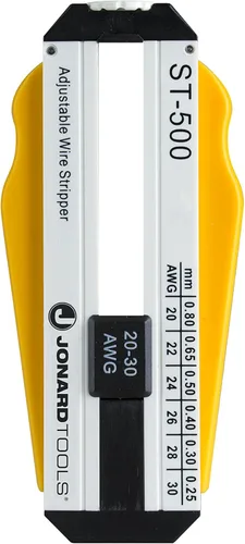 Miniatura 11 de Jonard Pelacables con precisión ajustable, 3-57/64" de longitud x 1-19/32" de altura x 19/32" de grosor, 1