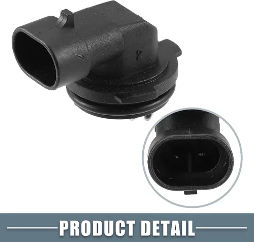 Miniatura 6 de Soporte de bombilla antiniebla Socket 1445 H1 para vehículo de automóvil de plástico negro