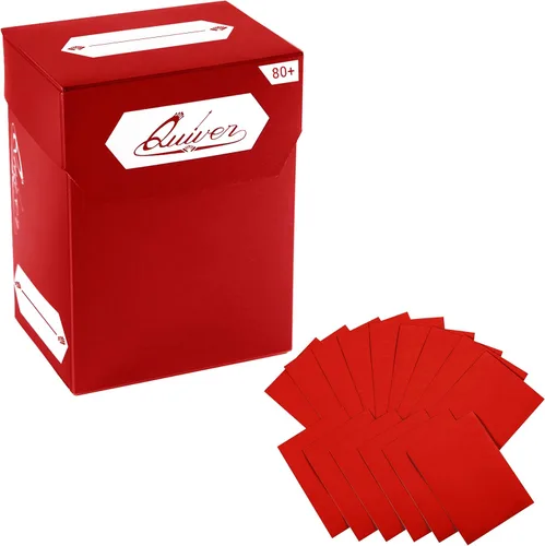 Miniatura 15 de Quiver Time Más de 100 bloques de cartas coleccionables estándar para MTG Deck y otras tarjetas TCG, juego de 5 cajas de cartas Commander con 2 rojo