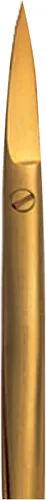 Miniatura 2 de Rubis Tijeras de uñas clásicas de acero inoxidable para uñas precisas, cutículas y cejas, 1F004, dorado, Rubis Switzerland Swiss Made mundialmente