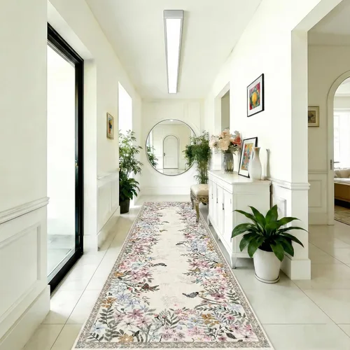 Miniatura 21 de Alfombra de pasillo de cocina de 2 x 6 pies para pasillo, alfombra de pasillo lavable con parte trasera antideslizante, alfombra suave de pelo bajo