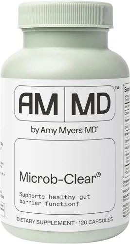 Amy Myers MD Microb-Clear - Apoyo para el equilibrio del microbioma - Ayuda a la salud intestinal, las evacuaciones intestinales diarias y la