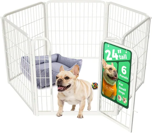 Miniatura 27 de FXW Homeplus Unleashed Corralito para Perros de Interior - Juego Sin Estrés y Seguro, Resistente de 24 Pulgadas 4 Paneles Corral para Cachorros