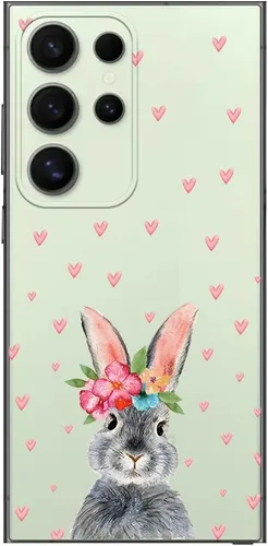 Miniatura 19 de Blingy's Funda para Samsung Galaxy S24 Ultra, para mujeres y niñas, diseño de abejas divertidas de moda, lindo estilo de animal, transparente
