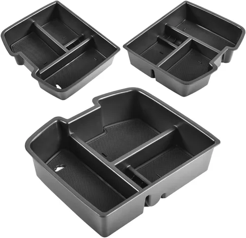 Miniatura 5 de TACORBO Bandeja organizadora de consola central para GMC Sierra 2500 3500 accesorios Yukon XL Silverado 2500 3500 Suburban 1500 Tahoe / 07-13 GMC