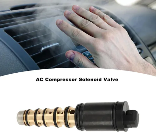 Miniatura 2 de Pyhodi Válvula solenoide de control del compresor de CA, válvula de control electrónico del compresor de CA, Válvula de control del calentador