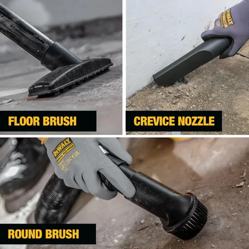 Miniatura 4 de DeWALT DXV09P - Aspiradora en húmedo y seco de 9 galones, color amarillo