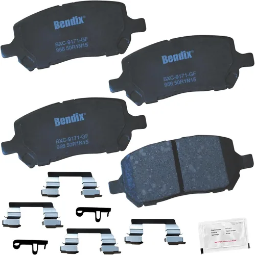Miniatura 150 de Pastillas de freno delanteras cerámicas Bendix Priority1 CFC2302 para Hyundai Elantra 2021, Sonata 2022-2020, Kia K5 2023-2021