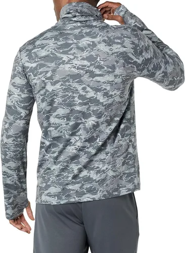 Miniatura 2 de Tienda Essentials Camisa de manga larga Performance Soft Tech con cuello redondo para hombre