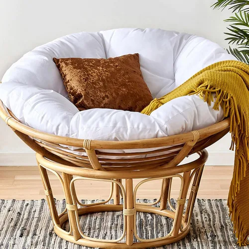 Miniatura 12 de Papasan - Cojín de repuesto para silla de huevo para exteriores, 15.7 x 15.7 pulgadas, cojín de columpio de huevo para exteriores, cesta colgante