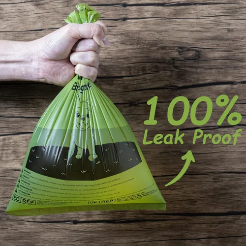 Miniatura 4 de GREENER WALKER 1080 bolsas de basura para perros, extragruesas, fuertes, 100% a prueba de fugas (marrón)