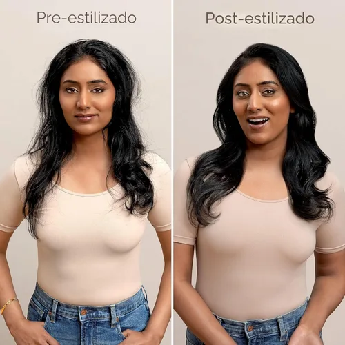 Miniatura 3 de Accesorio Shark FlexStyle de cepillo de aire caliente redondo para secadores de pelo, herramienta de peinado para cabello liso, ondulado, rizado