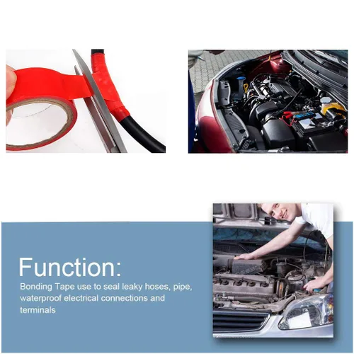 Miniatura 7 de Maveek 10 rollos de cintas eléctricas de PVC, autoadhesivas, impermeables, aislantes amarillas, clasificadas hasta 600 voltios y 176 °F, 0.6 x 49.2
