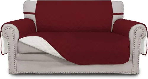 Miniatura 206 de Easy-Going - Funda para sofá, futón y sillón sin reposabrazos, reversible, resistente al agua, para mascotas y niños (azul oscuro/azul claro)
