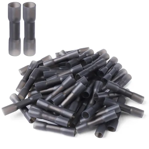 Miniatura 13 de 200 conectores de cable termorretráctiles de 16-14 AWG, conectores de cable eléctrico aislados, impermeables, terminales de crimpado de alambre
