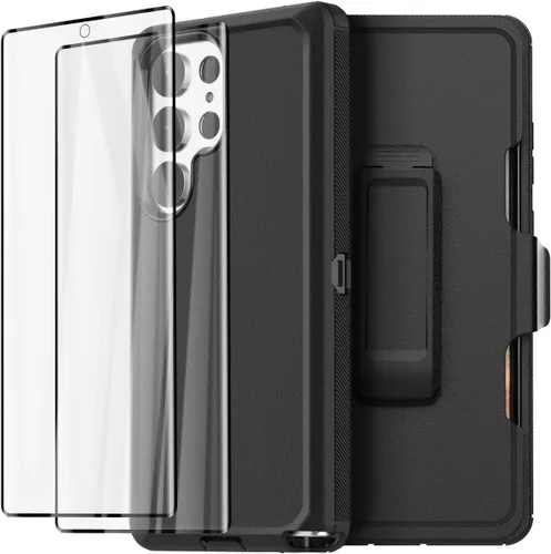Miniatura 20 de AICase Funda para Samsung Galaxy S23 Ultra, resistente protección contra caídas, cuerpo completo, resistente a prueba de golpes y polvo, multicapa