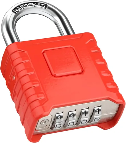 Miniatura 15 de Paquete de 2 Candados de Combinación Grandes [Desbloqueo con Un Toque], Diyife® Candado Resistente para Exteriores a Prueba de Intemperie Diseño