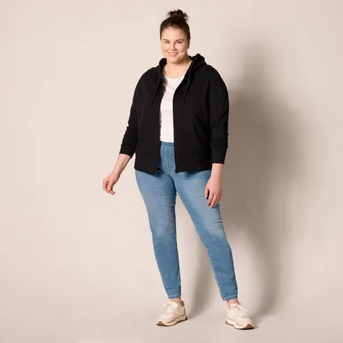 Miniatura 7 de Tienda Essentials Jegging elástico de tiro medio para mujer (disponible en tallas extragrandes)