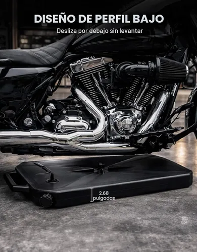 Miniatura 5 de TCT-MOTORPARTS Bandeja de drenaje de aceite con boquilla ABS de perfil bajo apto para Harley 1984-2020 Heritage Classic FLHC Low Rider FXLR; Road