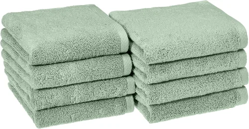 Miniatura 20 de Amazon Basics 2 toallas de baño de gran tamaño de secado rápido, 100% algodón, color blanco, de 62 x 30 pulgadas