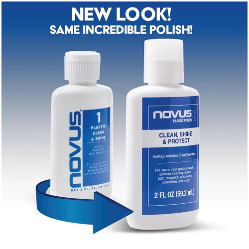 Miniatura 2 de NOVUS 7026 Plastic Clean & Shine #1 Botella de 2 onzas