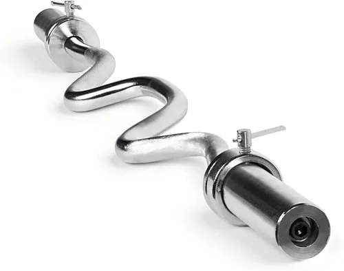 Miniatura 11 de CAP 48" Olympic Super Curl Bar Heavy Duty Solid Steel, 500 lb Capacity