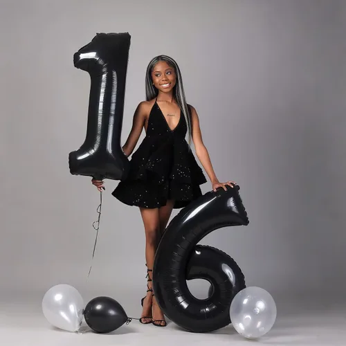 Miniatura 3 de CWOAPO Vestido corto de lentejuelas 2025 con tirantes delgados brillantes, cuello en V, vestidos de regreso a casa para adolescentes, vestido
