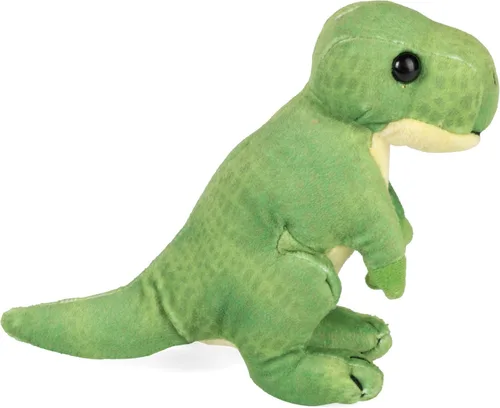 Miniatura 5 de Wild Republic Pocketkins Eco T.Rex, animal de peluche, 5 pulgadas, hecho de materiales reciclados, respetuoso con el medio ambiente