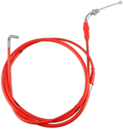 NIBBI Cable de acelerador, cable de acelerador Go Kart de 71 pulgadas, cable universal de acelerador de motocicleta para minicicleta, Yamaha, Rojo