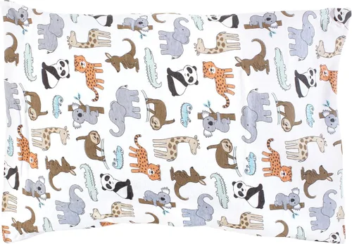 Miniatura 57 de Hudson Baby Funda de almohada unisex de algodón para bebés y niños pequeños, animales del bosque, talla única Forest Animals