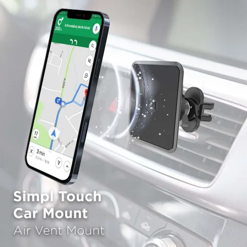 Miniatura 3 de Soporte magnético para teléfono para automóvil, soporte magnético para teléfono con ventilación de aire, 360 soportes ajustables para teléfono