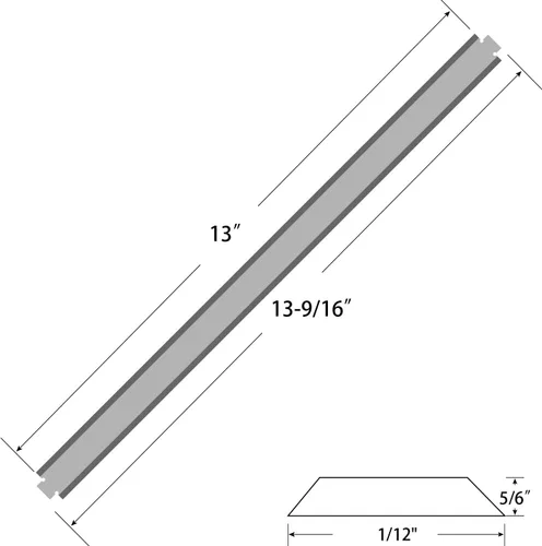 Miniatura 6 de Cuchillos para cepilladora eléctrica Ryobi AP1301 Ridgid AC8630 TP1300 TP13001 TP13002 TP13000 HSS de 13 pulgadas (4 unidades)