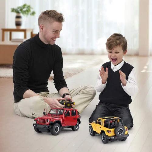 Miniatura 8 de RASTAR Coche de Control Remoto Todo Terreno, 1:14 Jeep Wrangler JL RC Vehículo de Carrera Todo Terreno, Vehículo de Juguete para Niños y Adultos