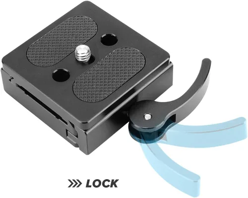 Miniatura 4 de Placa de liberación rápida compatible con estilo ARCA para accesorios de trípode de cámara DSLR